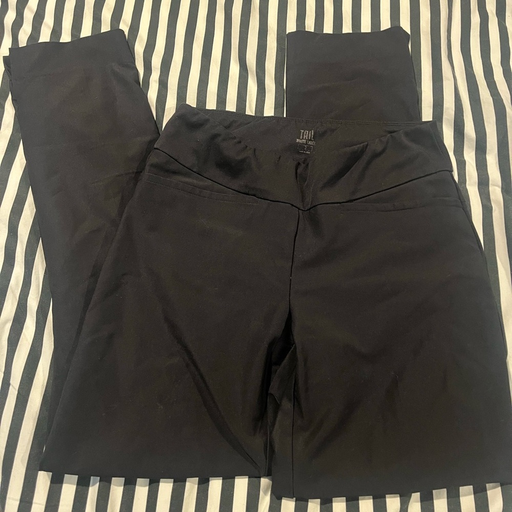 Tail Black Straight Leg Pants
